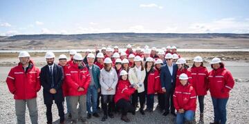 Néstor González acompañó el recorrido por las represas hidroeléctricas