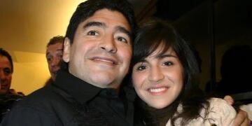 La publicación de Gianinna Maradona a un mes y medio de la partida del futbolista.
