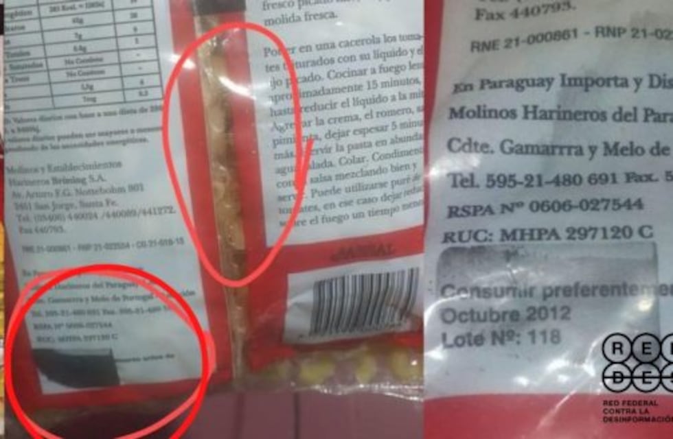Qué pasó con los fideos repartidos en Moreno con fecha de vencimiento en 2012