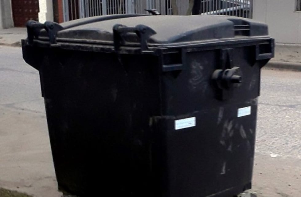 Insólito pedido de paradero para un contenedor de basura