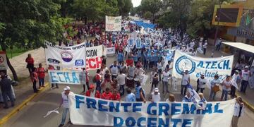 Imagen archivo\u002E El Frente Gremial Docente en Chaco realizará 5 días de paro ante conflictos salariales\u002E