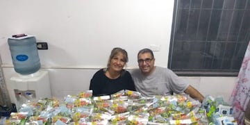 Más de 100 paquetes de golosinas obsequiados a los \