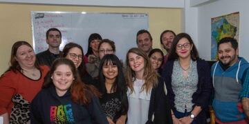 Finalizó curso de francés