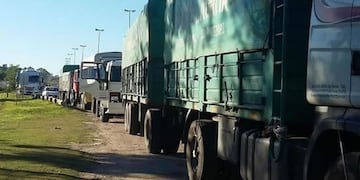 Paro de camioneros en Entre Ríos