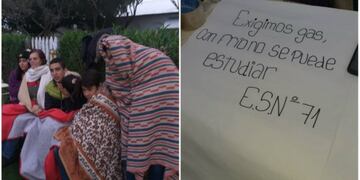 Protesta en Chapadmalal