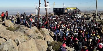 Peregrinos de a pié