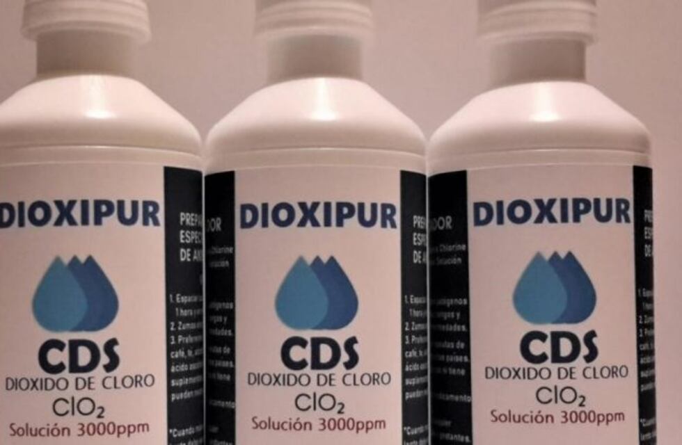 Salud alerta que el dióxido de cloro no es un medicamento y no está autorizado su uso