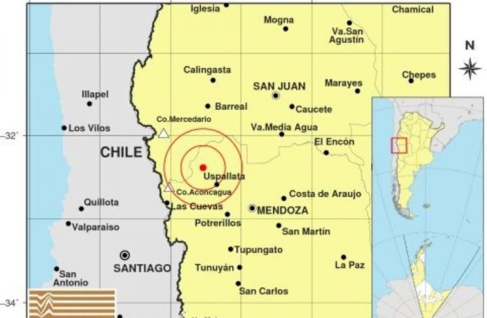 Tembló en Uspallata y se sintió en la capital mendocina