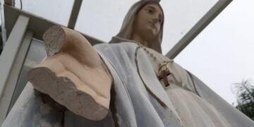 Sin piedad: le cortaron las manos a la virgen de un convento (SL24)