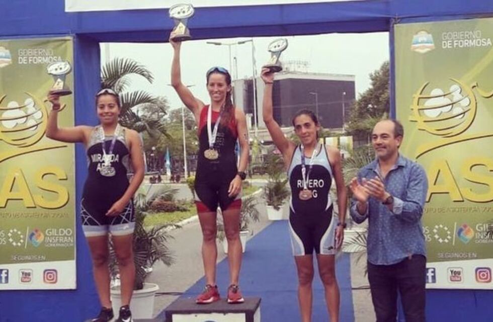 La salteña Delfina Álvarez es tricampeona nacional de triatlón