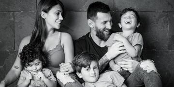 Concientizando y en familia, así pasan la cuarentena Antonela Roccuzzo y Leo Messi