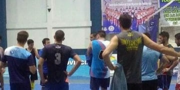 San Martín Vóley se prepara en su gimnasio para la exigente temporada de la Liga Masculina A2