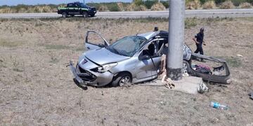 Impresionante choque en San Luis\u002E