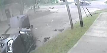 Seis delincuentes protagonizaron una fuga accidentada en Quilmes Oeste\u002E (Captura de pantalla)