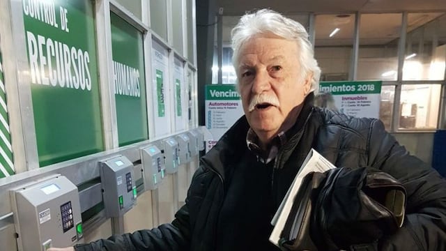 Rubén Daniele volviendo a trabajar el lunes 2 de julio en la Municipalidad, tras su licencia por seis meses\u002E