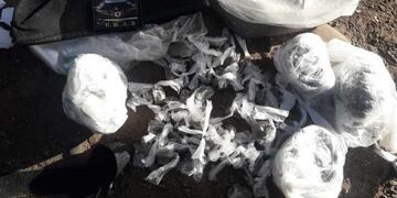 Secuestro de droga en Las Heras