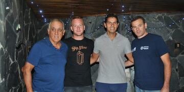 Héctor Acosta (Mánager), Pablo Bonggino (PF), Eduardo Prado (DT) y Alejandro Farías (Ayudante de Campo), el nuevo equipo técnico del Deportivo Italiano\u002E