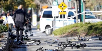 El terrorista atropelló a los egresados del Instituto Politécnico mientras iban en bicicleta por Manhattan.