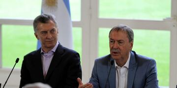 Mcri con Schiaretti. FOTO:DYN/PABLO MOLINA.