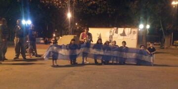 Movilización por las dos vidas en el barrio Pizzurno