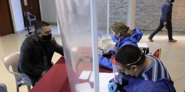 Test a camioneros en San Rafael.