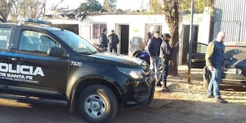 Los allanamientos en Baigorria se realizaron por el incendio del móvil policial\u002E