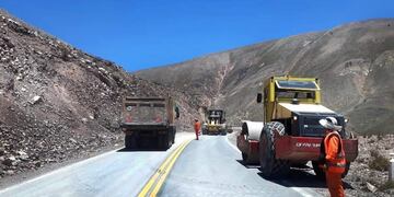 Vialidad Nacional trabaja en la Ruta 52, en Jujuy
