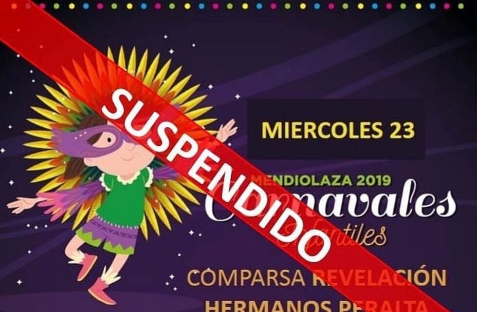 Por las condiciones climáticas no arrancan Carnavales Infantiles Mendiolaza 2019