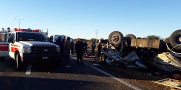 accidente camion san luis