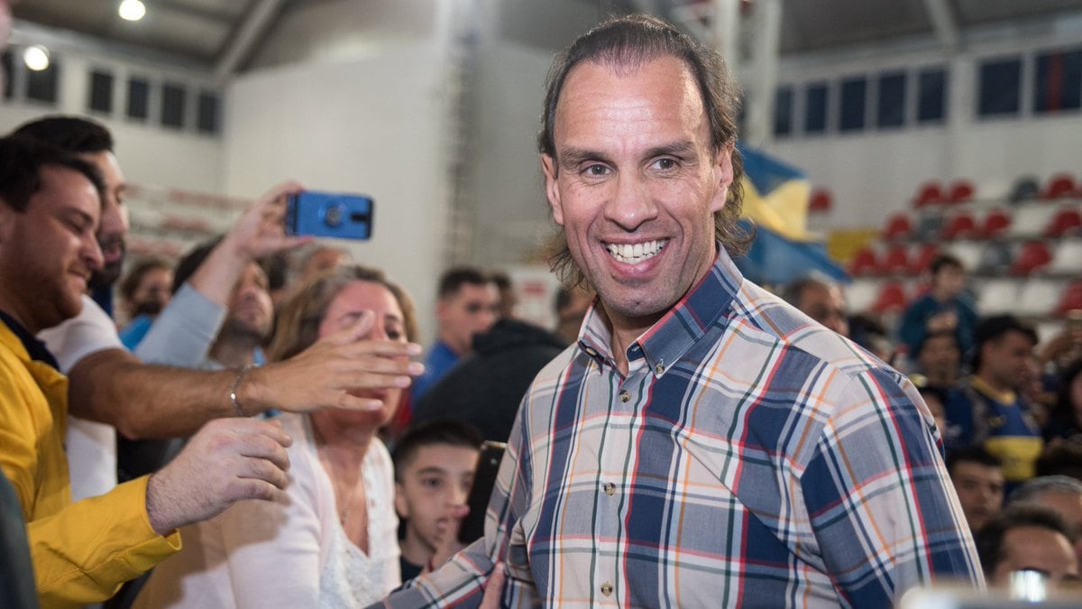 El "Mono" Navarro Montoya, inolvidable en Boca.