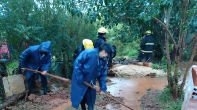 Desborde de arroyos e inundaciones en la zona centro de la provincia