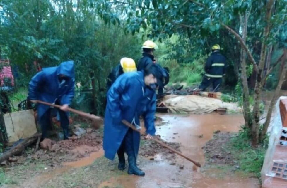 Desborde de arroyos e inundaciones en la zona centro de la provincia