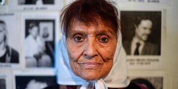 Taty Almeida, a member of the Argentine human rights group \