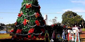 Decoran la Avenida Italia de Oberá