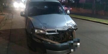 Los autos terminaron con daños tras el encontronazo\u002E