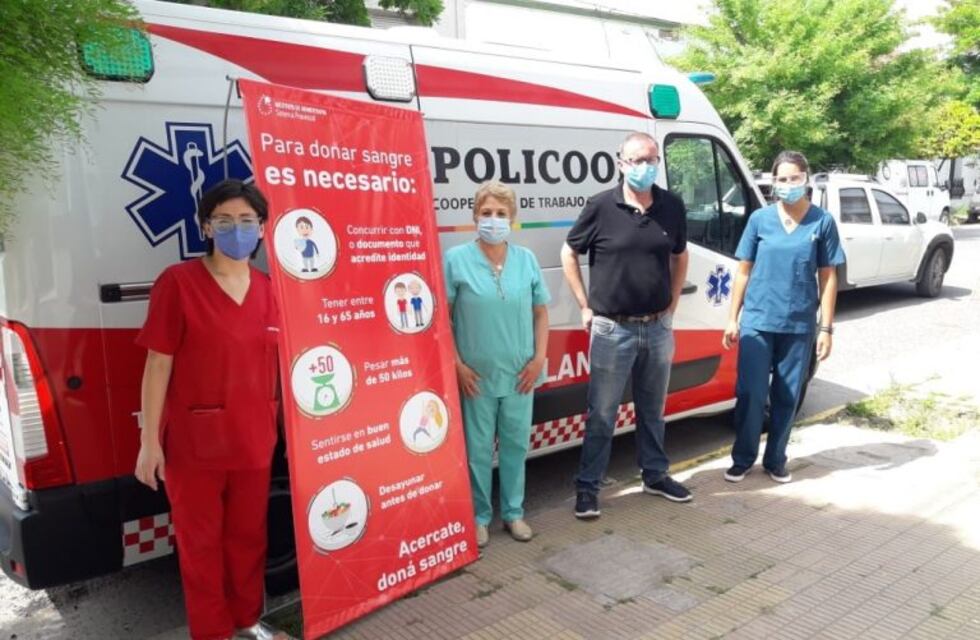 Exitosa colecta de sangre de la mesa de cooperativas
