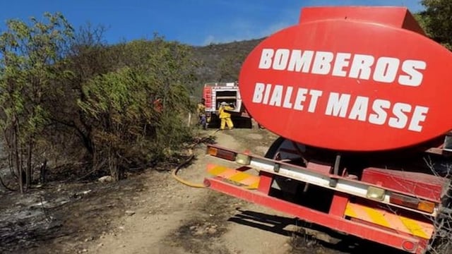 Bomberos Voluntarios de Bialet Massé\u002E (Foto: ilustrativa / web)\u002E