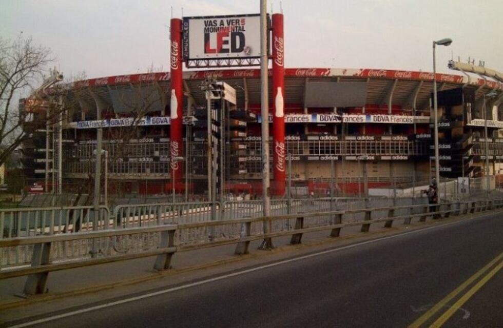 El operativo de seguridad en la zona del Monumental