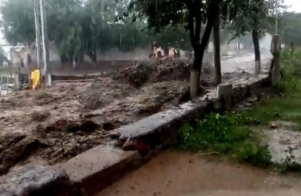 Una fuerte tormenta con granizo azotó la localidad de Guachipas
