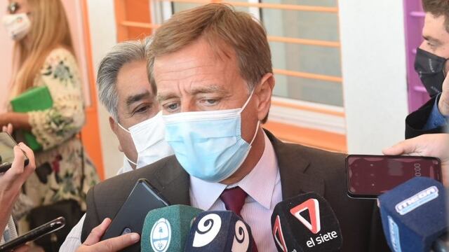 El gobernador Rodolfo Suarez explicó ante la prensa los alcances que tendrá el DNU Nacional en la provincia de Mendoza. Gobieerno de Mendoza