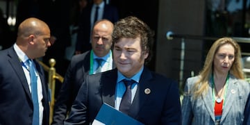 Milei en el G20. EFE/ Sebastiao Moreira