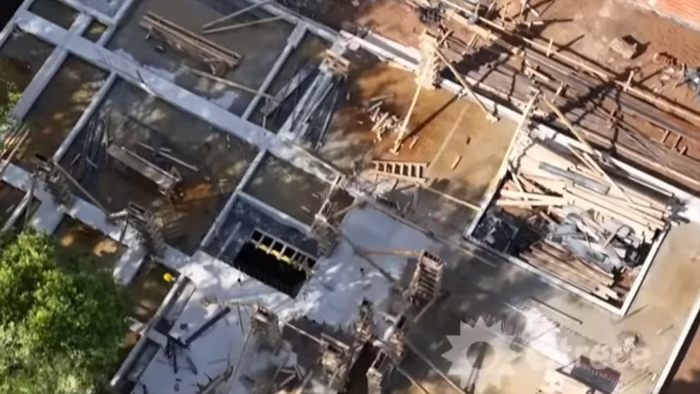 Casa que estarían construyendo Tini y De Paul.