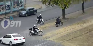 El delincuente se manejaba en una motocicleta que contaba con pedido de secuestro.