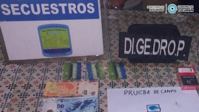 Un hombre fue descubierto vendiendo drogas y quedó detenido