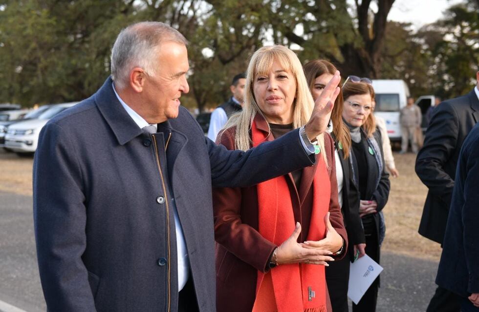 Jaldo y Chahla en el lanzamiento de la Brigada Ambiental Municipal