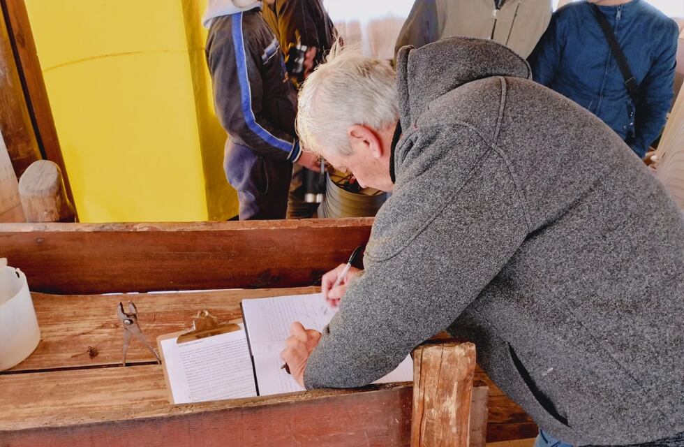 Toma de posesión de la Unidad Turística Nº 8 de Reta