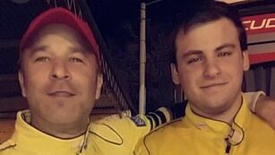 Mario y Santiago Baldo, corredores cordobeses.