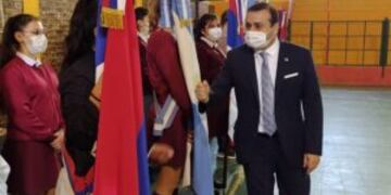 Herrera Ahuad estuvo en Dos de Mayo por el aniversario del municipio y destacó el rol de los vacunadores en Misiones