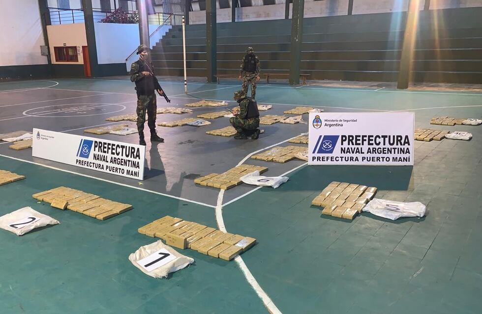 Prefectura Naval Argentina secuestró marihuana en San Ignacio