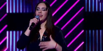 Nadia Bianchetti, la cordobesa que la rompió en Canta Conmigo Ahora. (Captura de pantalla)